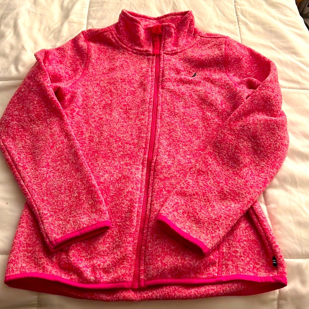 High neck looks like fleece super cute jacket